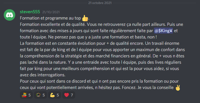 Retour membre LivePro 1
