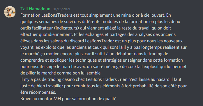 Retour membre LivePro 3