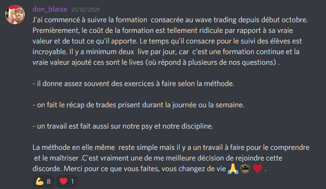 Retour membre LivePro 7
